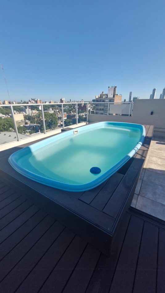 Alquiler Monoambiente Divisible con Balcon + Amenities - Ov. Lagos 500, Rosario